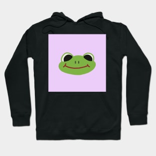 frog (pale purple) Hoodie